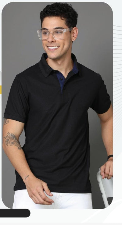 Premium Dry Fit Black T-shirt