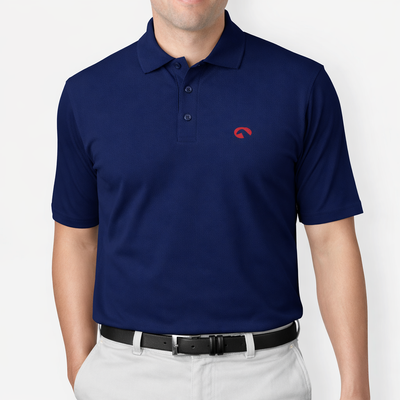 Dry Fit Collared T-shirt  - Dark Blue