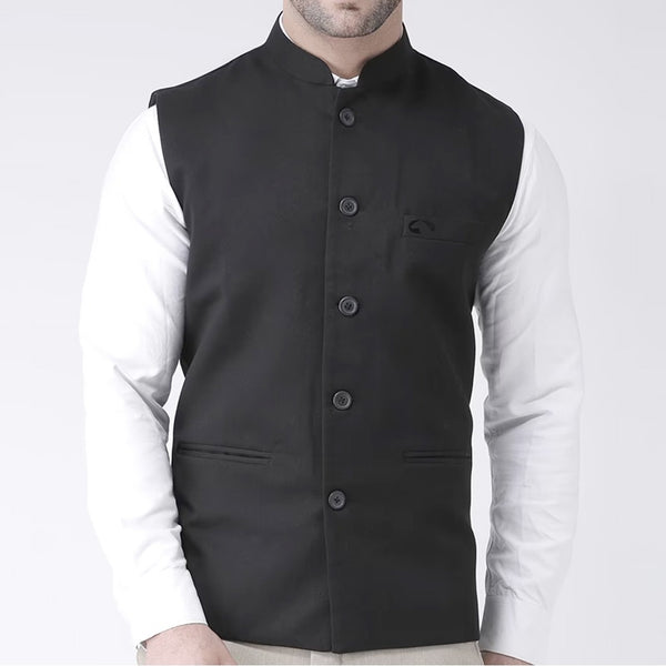 Nehru Jacket - Dark Grey -XL/ 44 Inches
