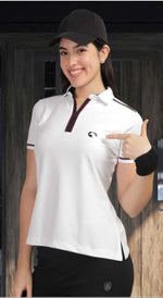 Premium Dry Fit Zipper T-shirt for Women - White