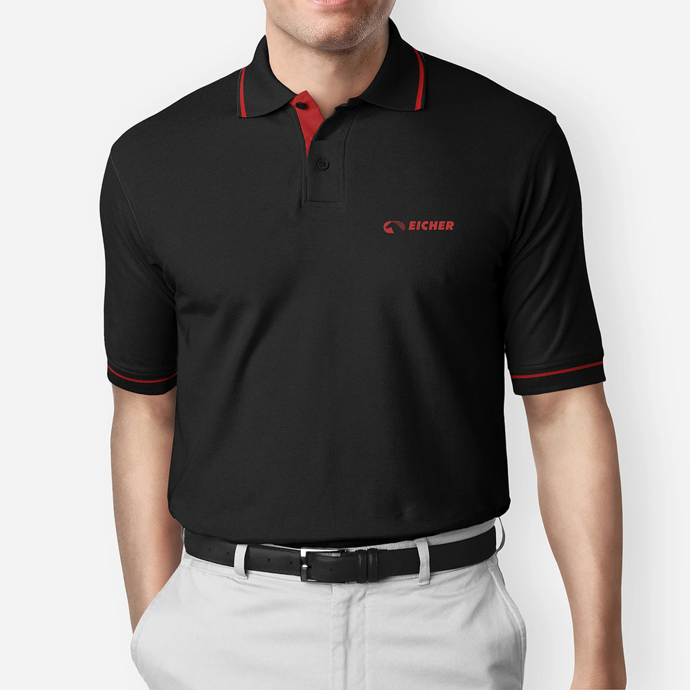 Collared T-shirt - Black