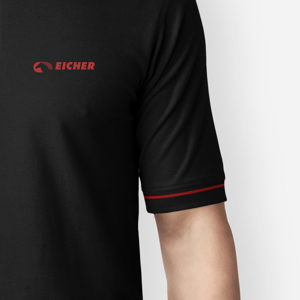 Collared T-shirt - Black