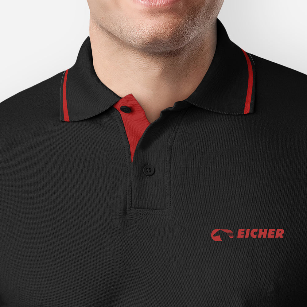 Collared T-shirt - Black