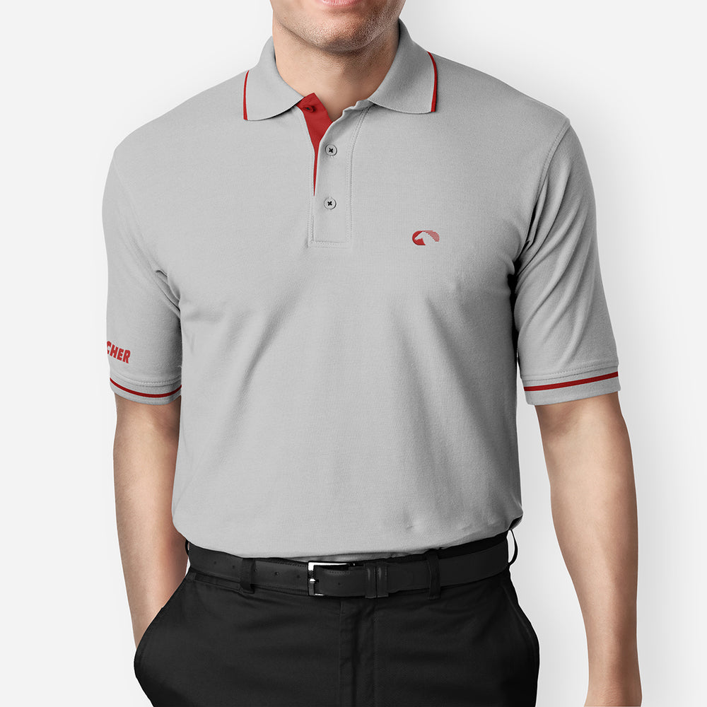 Collared T-shirt - Grey
